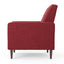 Mid-Century Modern Recliner With Button Tufted Waffle Stitch