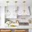 Gleam - Single Light Pendant Lamp With Clear Globe Satin - Antique Brass / Clear / Gold