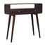 Solid Wood Curved Console Table