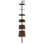 Christy - Owens - 6 Shelf Wall Bookshelf - Walnut