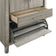 Lennox - Door Chest With Shoe Storage & LED Light - Gray