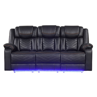 Challenger - LED Power Recliner Sofa