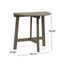 Outdoor 3 Piece Half Round Folding Bistro Set