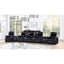 Upholstered Recliner With Cup Holder Comfort Lounge Chair - Black
