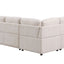 Nyhan - Upholstered Corner Sectional With Pull Out Loveseat And Storaged Chaise