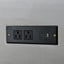 Upholstered Platform Bed, 2 Outlets And USB Charging Ports On Both Sides, 2 Bedside Pillows, Storage Shelves