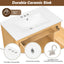 Softened Modern Bathroom Vanity With Sink