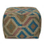 Johanna - Handcrafted Square Pouf