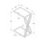 Accent Table C - Shaped, Modern - Gray