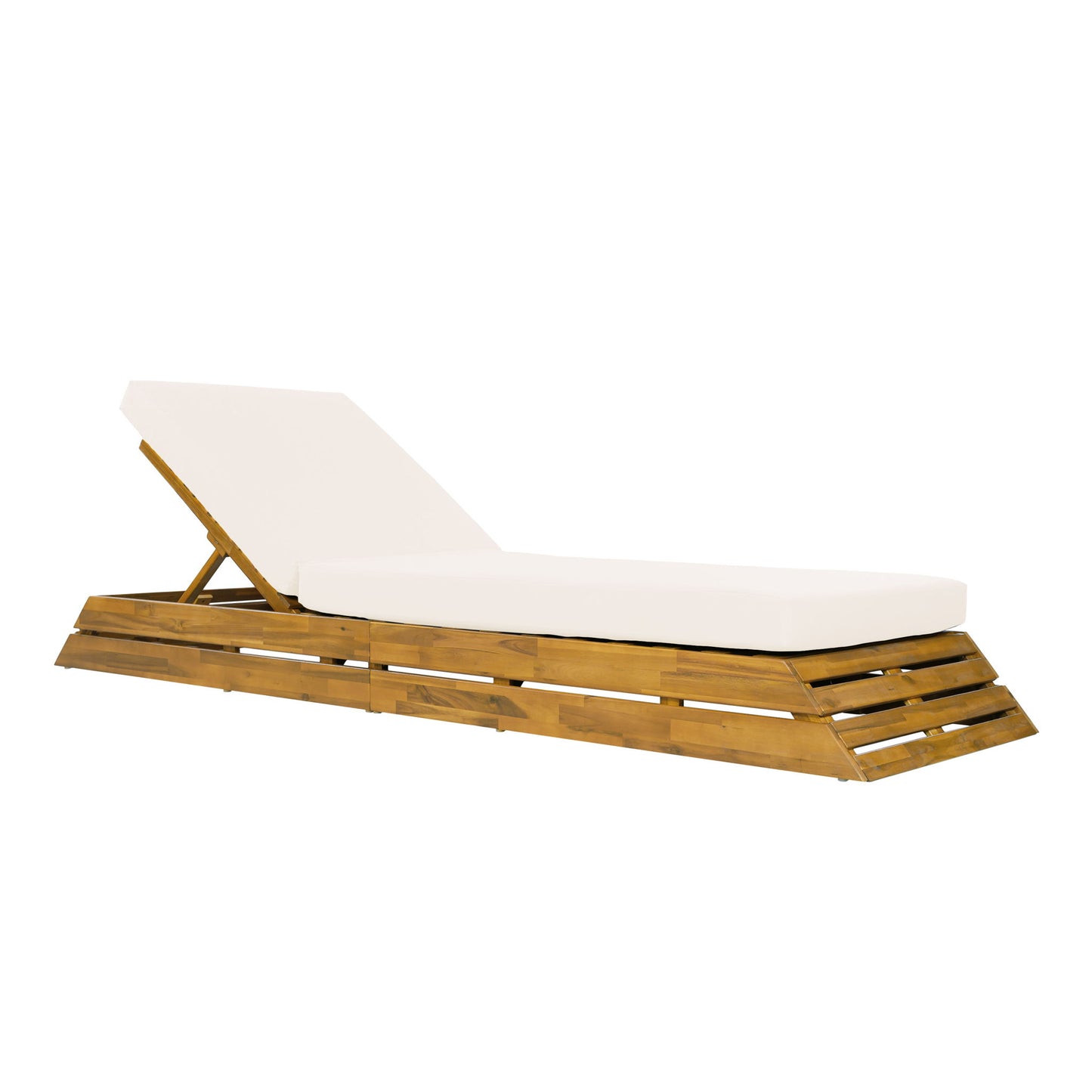 Chaise Lounge Set With 2 Fold Cushion