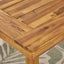 Outdoor Dining Set - Sandblast Natural Finish