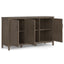 Ela - Wide Storage Cabinet - Smoky Brown