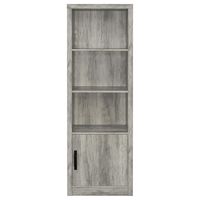 Conifer - 3 Shelf Media Tower - Gray
