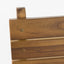 Outdoor Foldable Wood Dining Chair With Slat Design (Set of 2)