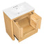 Softened Modern Bathroom Vanity With Sink