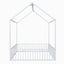Metal House Bed With Fence And Door