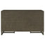 Glenmoor - 3 Drawer Server With 2 Cabinets - Dark Gray