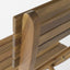 Natural 5 Piece Wood Outdoor Patio Dining Set - Natural Stained