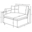 Greeley - 6 Piece Upholstered Modular Sectional Sofa - Ivory