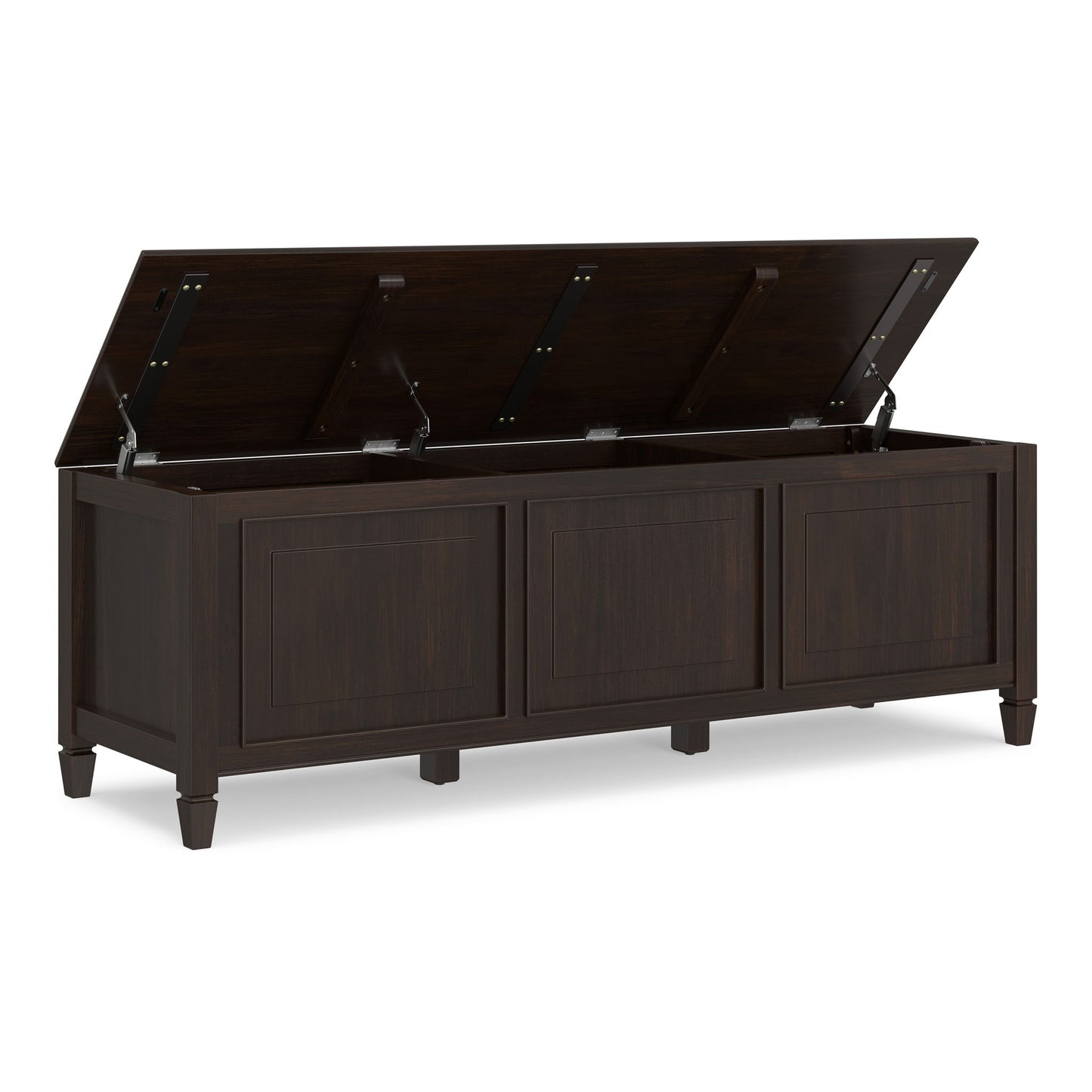 Connaught - Large Storage Bench Trunk - Dark Brown