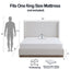 Hosford - Minimalist Upholstered Wingback Bed With Wood Base Platform