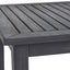 Outdoor Minimalist Acacia Wood Rectangle Bar Table