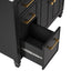 Bathroom Vanity With Sink, 1 Tip Out Drawer, 3 Side Drawers, Adjustable Shelf