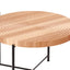 Coffee And End Table Set Waterproof Cover (Set of 2) - Natural Wood / Brown