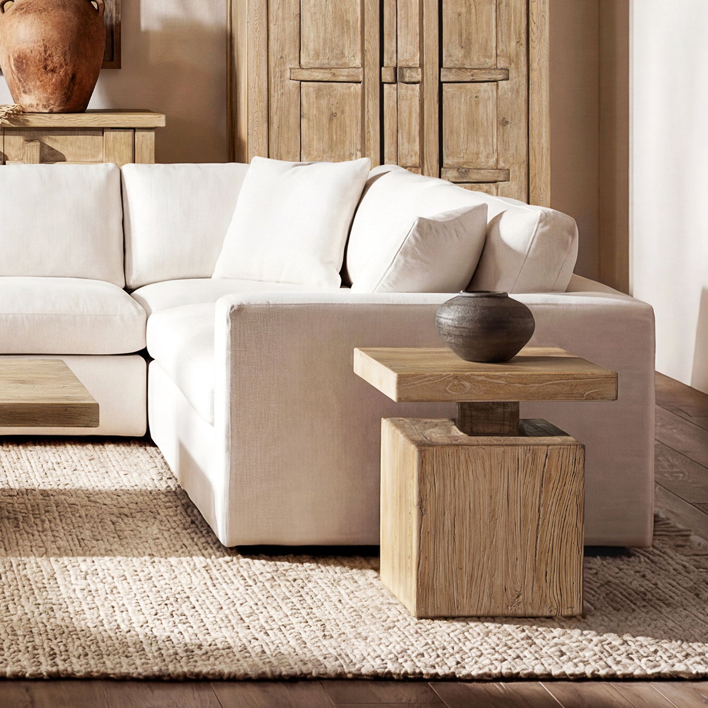 Calder - Square Side Table - Natural