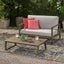 Belgian - Loveseat & Coffee Table Set With Water Resistant Cushions