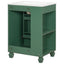 Classic Retro Bathroom Vanity With Sink, Door Shelf, Side Open Storage Frame