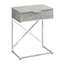Accent Side Table, Storage Drawer, Spacious Tabletop, Contemporary & Modern