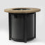 Propane Gas Fire Pit Table, 50000 Btu Round Steel Fire Pit