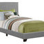 Bed, Upholstered, Transitional