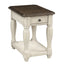 Chairside Table With Storage - Antique White