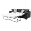 Pacheco - Upholstered Sleeper Sectional Chaise Sofa With Pocket Coils And Reversible Cushions - Dark Gray