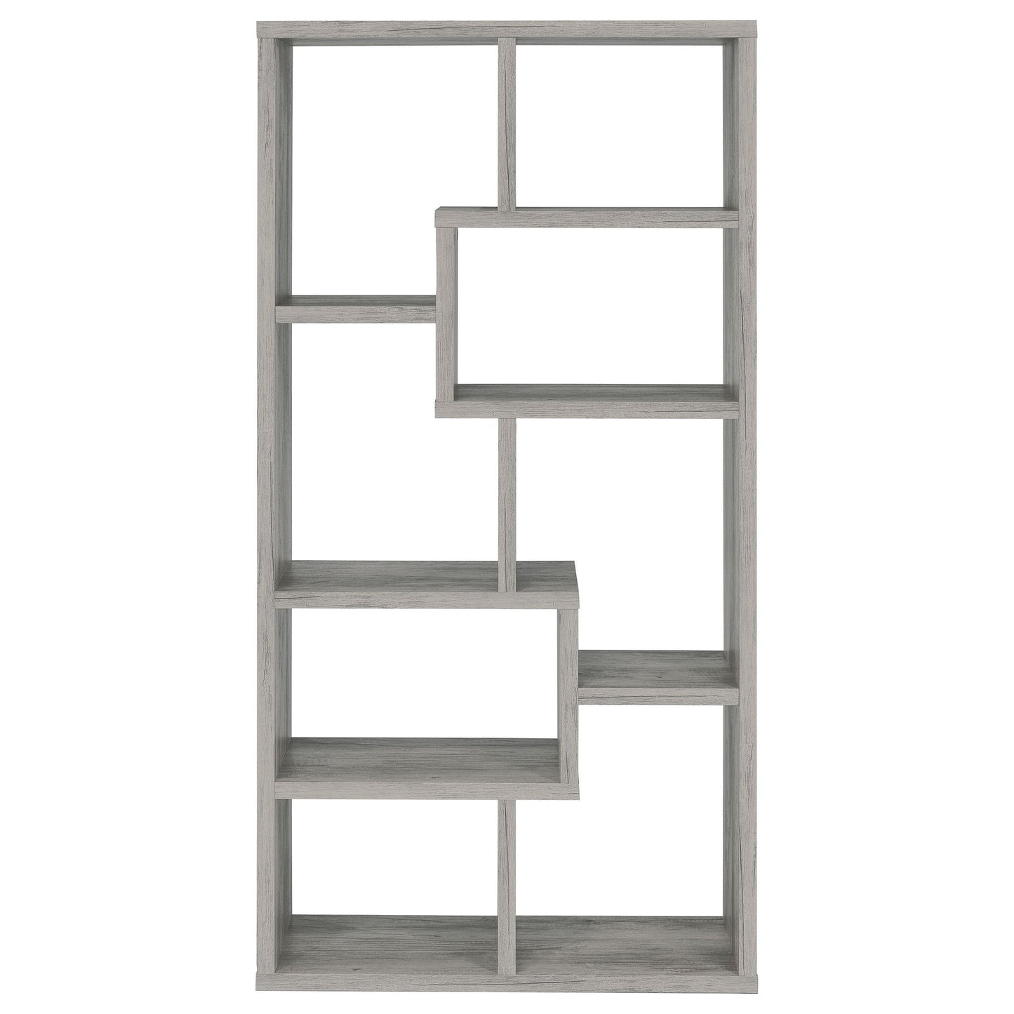 Lawton - 7 Shelf Bookshelf - Driftwood