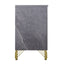 Symmetry - 2 Drawer Nightstand - Charcoal