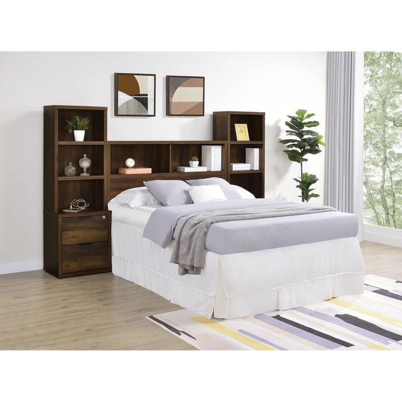 Geary - Bookcase Headboard With Open Cubbies