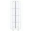 Tenley - 4 Shelf Curio Cabinet With Hexagonal Design