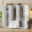 6 Doors Wardrobe Storage For Bedroom, With Big Drawers