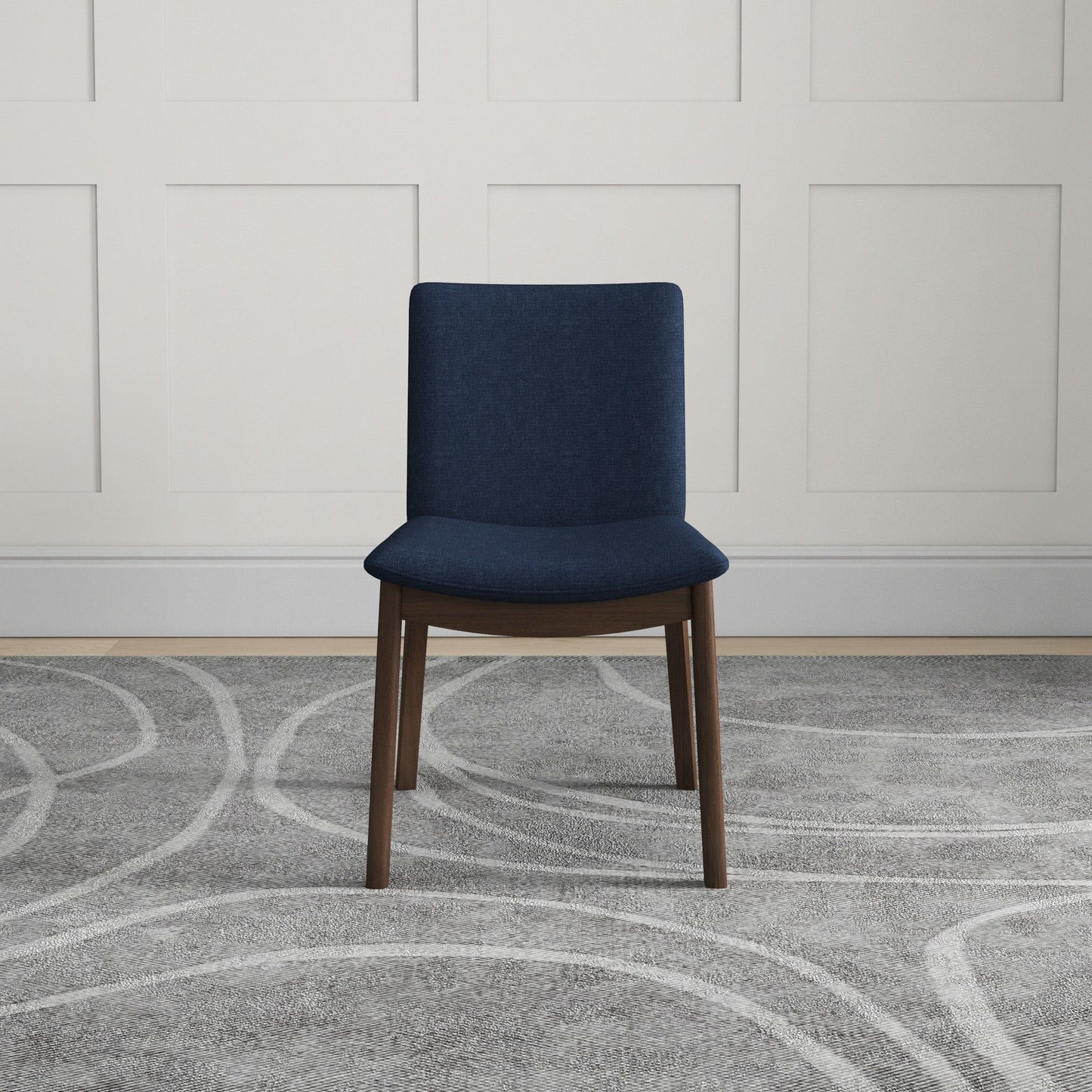 Laura - Mid-Century Modern Solid Wood Dining Chair (Set of 2)