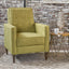 Mid-Century Modern Recliner With Button Tufted Waffle Stitch