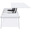 Briana - 2 Piece Coffee And End Table Set With Lift Top Legs - Gloss White