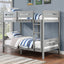 Edah - Twin Twin Bunk Bed - Gray