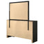Annie - 7 Drawer Dresser With Mirror - Black