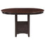 Avonlea - 5 Piece Set With Round Table And Upholstered Chairs - Chestnut