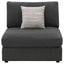Duncan- Armless Chair With Removable Cushions