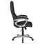 Bruce - Upholstered Adjustable Home Office Chair With Ergonomic Support And Smooth Swivel Function - Black