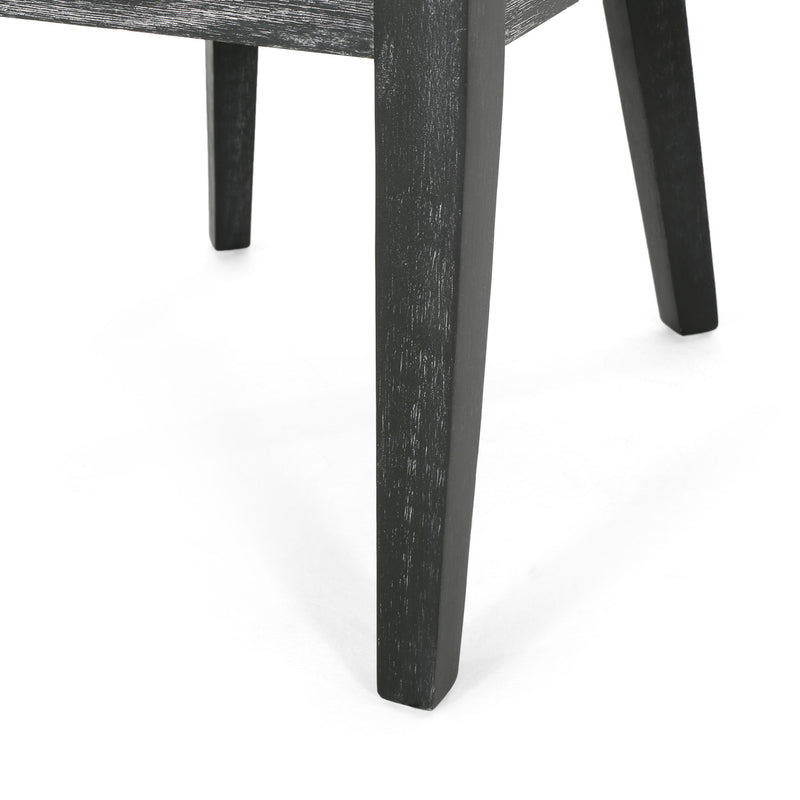 Modern Dining Chair With Durable Fabric Upholstery And Sturdy Wooden Frame (Set of 2)